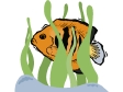 angelfish in weeds.gif